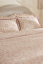 Shayla Pink Printed Muslin Double Pique Set - 4