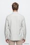 100% Cotton Regular Fit Normal Cut Gray Shirt - 5
