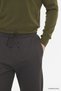 Men's Brown Cotton Flexible Elastic Waist Diagonal Patterned Jogger Pants Standard Fit - 6