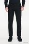 Men's Black Non-Kneeling 360 Degree Stretching in All Directions S Slim Fit Diagonal Patterned Flexible Trousers - 4
