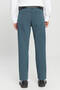Men's Petrol Non-Marking Slim Fit Slim Cut 5 Pocket Cotton Canvas Flexible Casual Trousers - 11