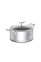 Plasma Steel 316+ 3Ply Fireproof Non-Stick Steel Pot 22 cm