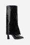 Aja Black Women's Thick Heeled Boots - 12