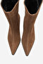 ALEO Earth Suede Genuine Leather Pointed-Toe Women's Short Heel Boots - 4