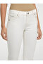 White Women's High Waist Regular Fit Denim Trousers Gj G09 Bootcut - Eco Regen Co Agate - 5