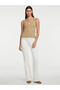 White Women's High Waist Regular Fit Denim Trousers Gj G09 Bootcut - Eco Regen Co Agate - 2