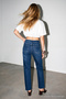Navy Blue Slim Fit Cut-Cut Leg High Waist Medium Lycra Denim Tdrss26Pl00035 - 3