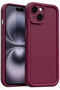 iPhone 15 Case Camera Protected Soft Textured Colorful Silicone Cover
