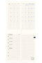 2027 Year Linen Weekly Planner Checkered Pocket Agenda 9X18 cm Frog - 8