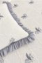 Ruffle Artemis Embroidered Chenille 2-Piece Single Bedspread Gray - 4