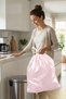 Drawstring 15-Piece Garbage Bags White Soap Scented Medium Size 55 X 60 cm Twelve-Pack - 3