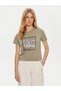 Boxy Logo Kadın Regular Fit T-shirt