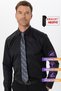 Men's Regular Fit Comfortable Cut Black Non-Iron Cotton Shirt