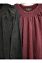Winter-Spring 2-Pack Wool Viscose Lycra Solid Color No Show Long Sleeve Blouse - 2