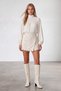 Women's Stone Zipper Detailed Suede Shorts Skirt ALC-X10844 - 4