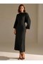Women's Knitwear Long Dress Bat Sleeve.