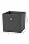 1 Piece Closet Organizer, Laundry Toy Storage Box Basket Organizer 30X30X30 cm - 7