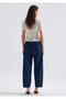 Leila Blue Edition Linen Blend Rinse Jean Trousers 1010600-A3174 - 5