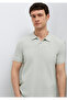Seal Logo Embroidered Green Polo T-Shirt Slim Fit / Narrow Cut 8804370148 - 3