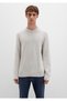 Crew Neck Gray Slim Sweater Regular Fit / Normal Cut 0710321-80192 - 3