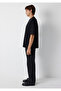 Logo Printed Black T-Shirt Oversize / Wide Cut 0613581-900 - 5