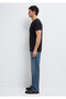 Stitched Pocket Detailed Black T-Shirt Fitted / Body Fitted Cut 062772 -26341 - 5