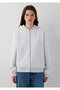 Logo Printed Gray Sweatshirt 1S10554-80196 - 4