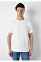 Black Printed Ecru T-Shirt Regular Fit / Normal Cut 0613533-70057 - 3