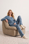Women's Blue Galaxy Patterned Viscose Woven Pajamas Set Thmaw25Pt00170 - 3