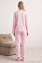 Pink 100% Cotton Piped/Ruffled Knit Pajama Set THMAW26PT00161 - 4