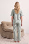 Mint 100% Cotton Floral Ruffled Knitted Pajama Set THMSS24PT00227 - 3