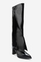 Aja Black Women's Thick Heeled Boots - 8