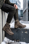 Ds4.Montana Brown Black Unisex Outdoor Trekking Boots - 8