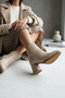 Timma Beige Skin (5 cm Heeled) Daily Use Women's Boots - 3