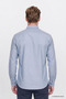 Men's Oxford Easy-Iron Cotton Anti-Sweat Shirt Gray Button-Down Collar Slim Fit Slim Fit - 7