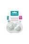 Orthodontic Pacifier, Powder Green, 12 Months, Double Set with Pacifier Storage & Sterilization Box - 9