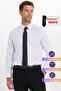 Men's Slim Fit Non-Iron Cotton White Shirt