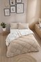 Veluna Single Wellsoft Quilt Sleeping Set Single Sleeping Set with Elastic Sheets and Pillowcases - 5