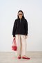 Women's Half Zipper Sweat Black - 2