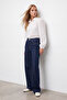 Women's White Guipure Woven Premium Shirt ALC-X4366 - 4