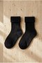 Child's 3-pack black mix socks with socket - 2