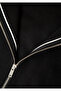 Zippered Black Sweatshirt 0S10628-900 - 7