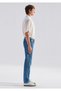 Lisbon Blue Edition Indigo Blue Linen Blend Jean Trousers 0010039-A3297 - 8