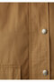 Velvet Collar Detailed Beige Jacket Loose Fit / Loose Comfortable Cut 1110916-81388 - 7