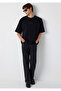 Logo Printed Black T-Shirt Oversize / Wide Cut 0613581-900 - 2