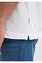 Black White Polo T-Shirt Regular Fit / Normal Cut 0613368-620 - 7