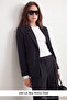 Petite Anthracite Striped Blazer Jacket Twoaw27Bc00068