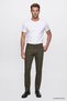 Arizona Straight Fit Regular Waist Straight Leg Men's Khaki Stretch Pants