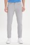 Men's Gray Non-Kneeling 360-Degree Stretching in All Directions S Slim Fit Diagonal Patterned Flexible Trousers - 3