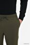 Men's Khaki Non-Iron Non-Wrinkle Tie-Waist Jogger Pants Slim Fit - 8